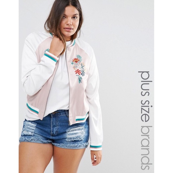 Alice & You Jackets & Blazers - Alice & You embroidered bomber